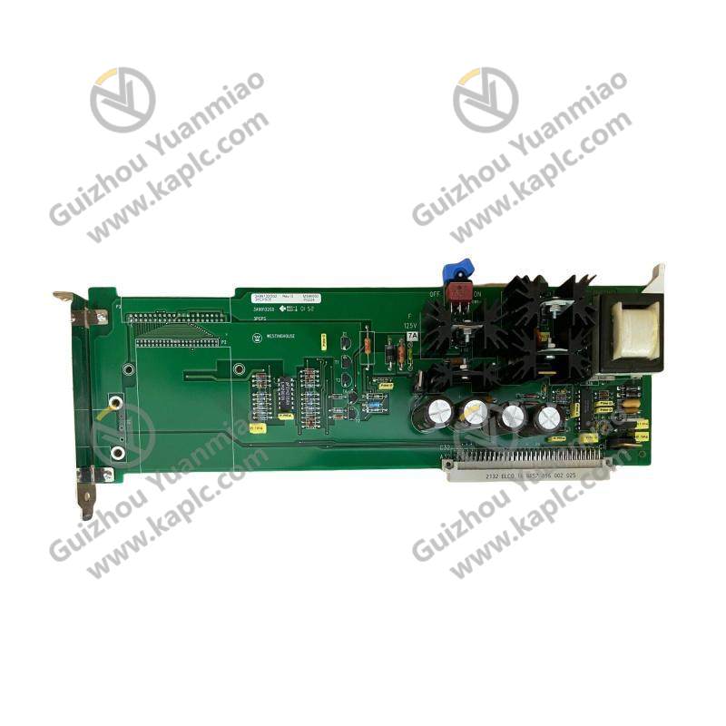 Emerson Ovation 3A99132G02 3PCPS05 W3-DPU-PS Assembly