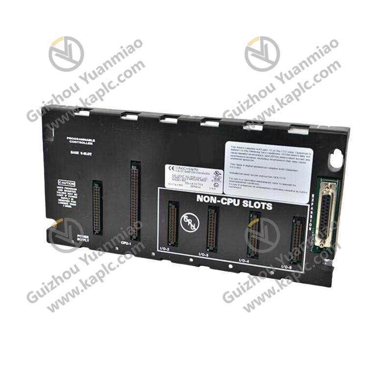 GE IC693CHS397 5-slot modular CPU baseplate