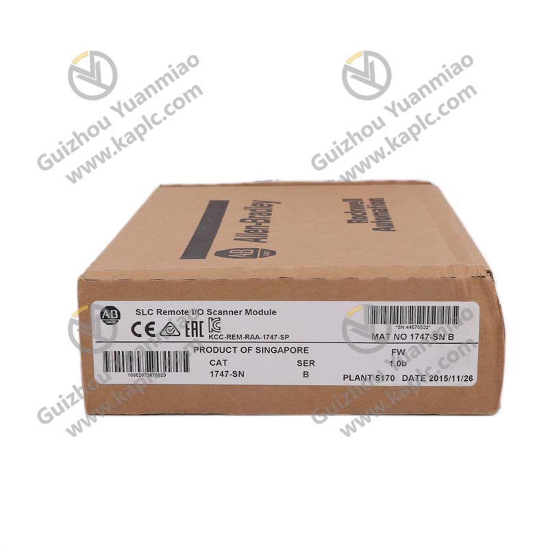 AB 1747-SN SLC Remote I/O Scanner Module