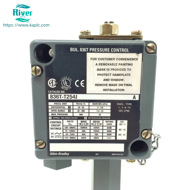 836T-T254J Allen-Bradley T-Style Pressur