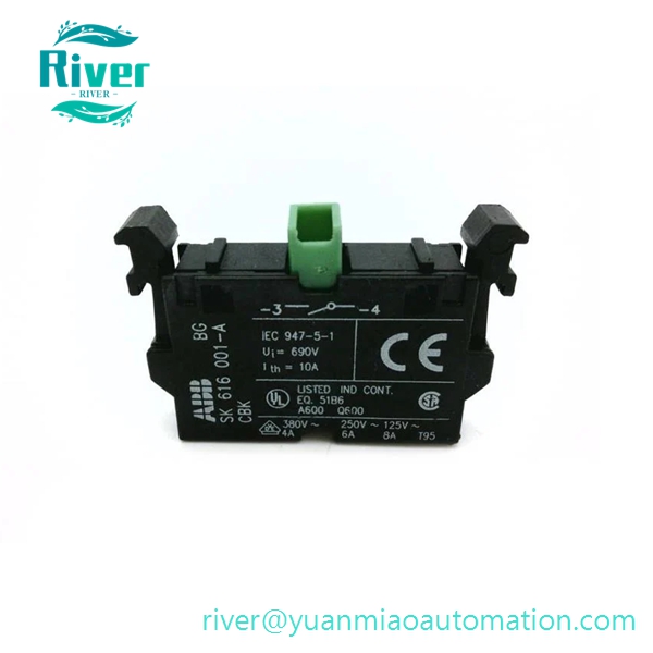 SK616001-A (MCB-10) ABB SPST NO Auxiliary Contact Block Industrial Switch Accessory In Stock